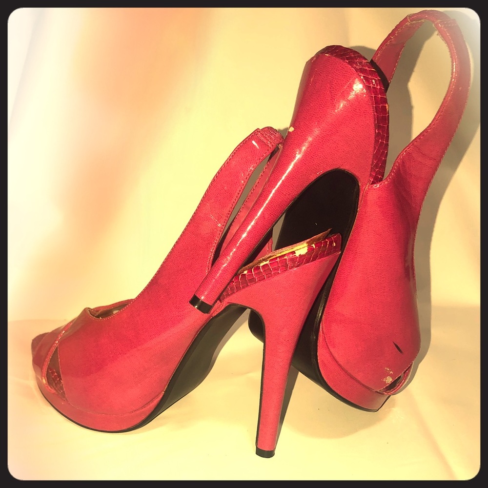 Pink stiletto size 7